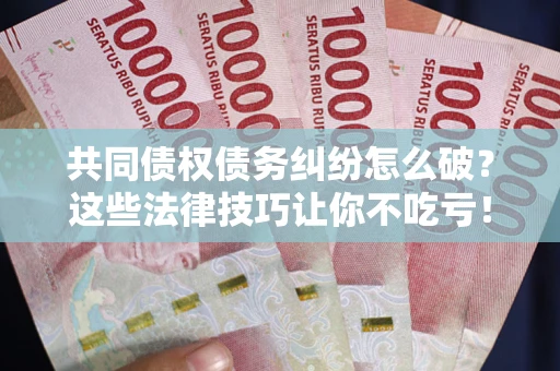 济南共同债权债务纠纷怎么破？这些法律技巧让你不吃亏！