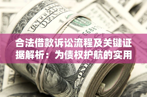 济南合法借款诉讼流程及关键证据解析：为债权护航的实用指南