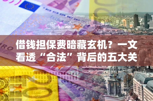 济南借钱担保费暗藏玄机？一文看透“合法”背后的五大关键陷阱