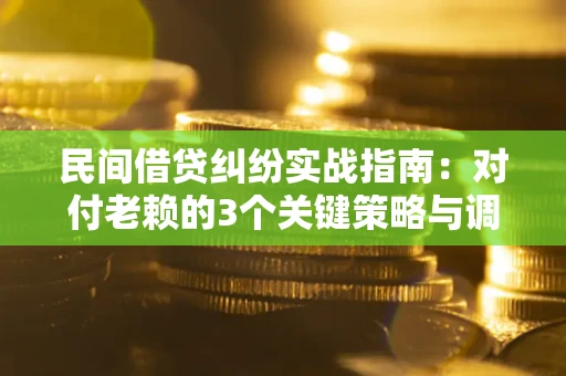 济南民间借贷纠纷实战指南：对付老赖的3个关键策略与调解盲区解析