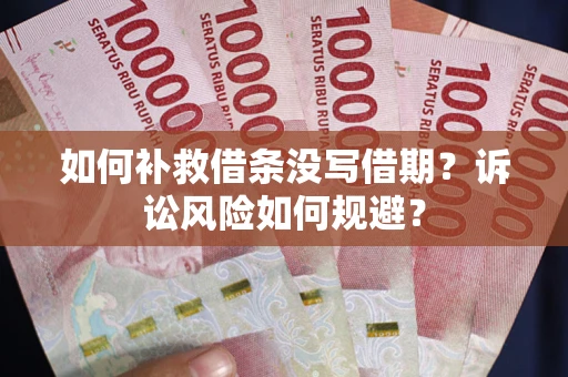 济南如何补救借条没写借期？诉讼风险如何规避？