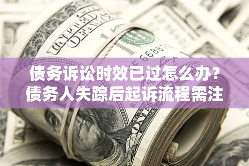 济南债务诉讼时效已过怎么办？债务人失踪后起诉流程需注意什么？