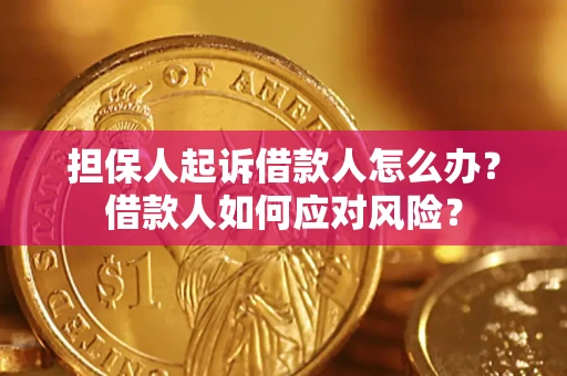 济南担保人起诉借款人怎么办？借款人如何应对风险？