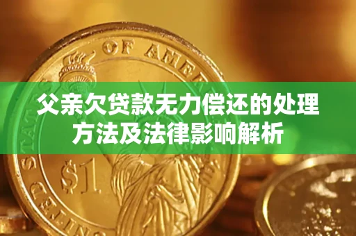 济南父亲欠贷款无力偿还的处理方法及法律影响解析